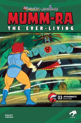 MUMM RA THE EVER LIVING 3 CVR E ANIMATION ART VAR