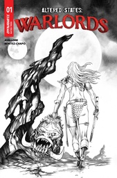 ALTERED STATES WARLORDS 1 CVR J INC 1:10 MIKE ROOTH LINE ART