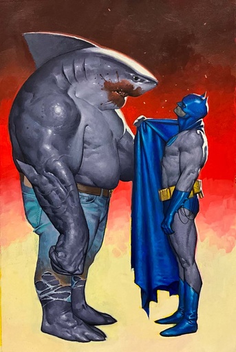 JUSTICE LEAGUE UNLTD 20 CVR D FABRIZIO DE TOMMASO CARD STOCK