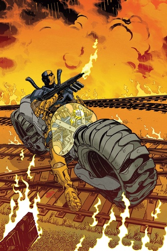 DEATHSTROKE THE TERMINATOR 4 CVR D CULLY HAMNER CARD STOCK V