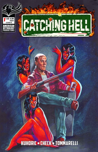 CATCHING HELL FEAT REGGIE BANNISTER 1 CVR B GREG LAROCQUE VA