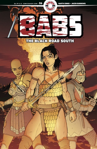 BABS THE BLACK ROAD SOUTH 6 CVR A JACEN BURROWS