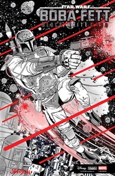 STAR WARS: BOBA FETT - BLACK, WHITE & RED #4 DAVE WACHTER VA