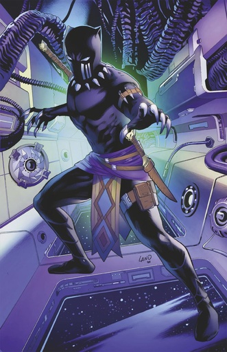 BLACK PANTHER: INTERGALACTIC #1 GREG LAND BLACK PANTHER VIRG