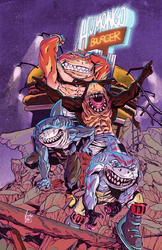 Street Sharks #4 Variant RI (25) (Federici Full Art)