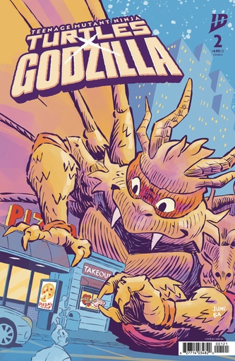 Teenage Mutant Ninja Turtles x Godzilla #2 Variant B (Ba)