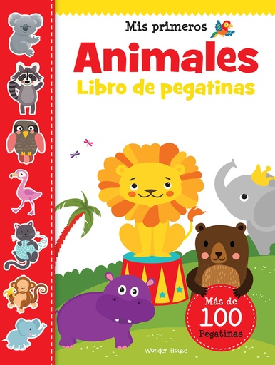 My First Animals Sticker Book - Spanish