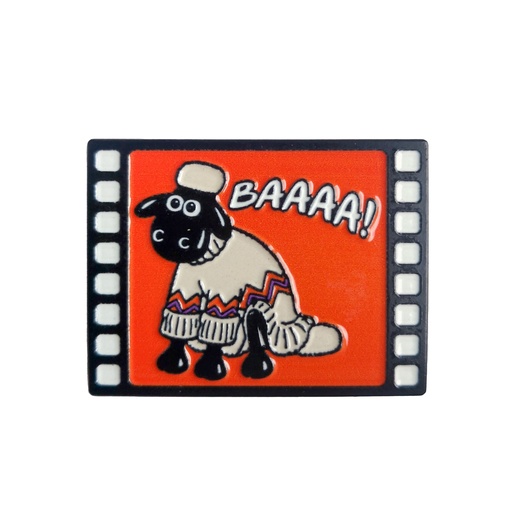 WALLACE & GROMIT SHAUN ENAMEL PIN BADGE