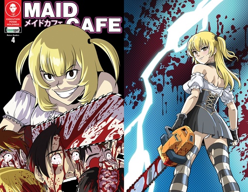 MAID CAFE 4 CVR B REMY EISU MOKHTAR & WILSON GANDOLPHO FLIP