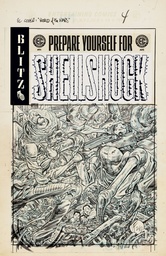 EC SHELLSHOCK 1 CVR F INC 1 20 TOM FOWLER B&W ARTIST ED VAR