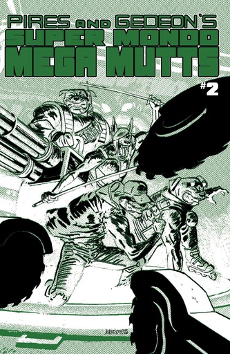 SUPER MONDO MEGA MUTTS 2 CVR B ALEX DIOTTO HOMAGE VAR