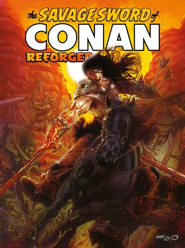 SAVAGE SWORD OF CONAN REFORGED 6 CVR A TONY HARRIS CARDSTOCK