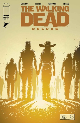 WALKING DEAD DELUXE 143 CVR B CHARLIE ADLARD & DAVE MCCAIG V