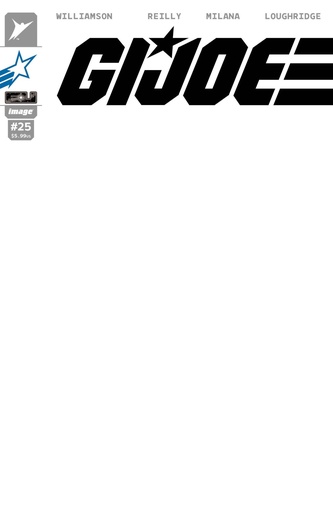 GI JOE 25 CVR G BLANK SKETCH JOE VAR