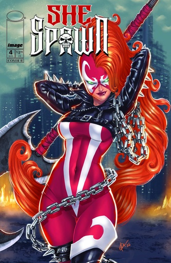 SHE-SPAWN 4 (OF 5) CVR B DAVE HARRIGAN VAR