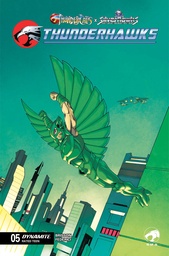 THUNDERCATS X SILVERHAWKS THUNDERHAWKS 5 CVR B DECLAN SHALVE