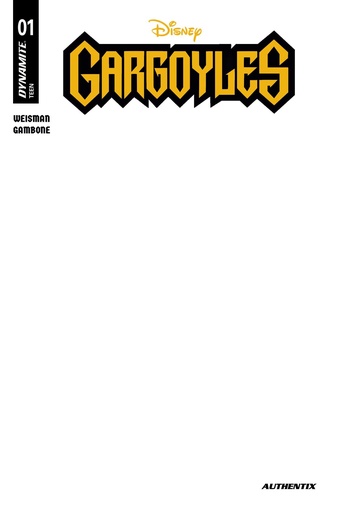 GARGOYLES 1 (2026) CVR E BLANK AUTHENTIX VAR