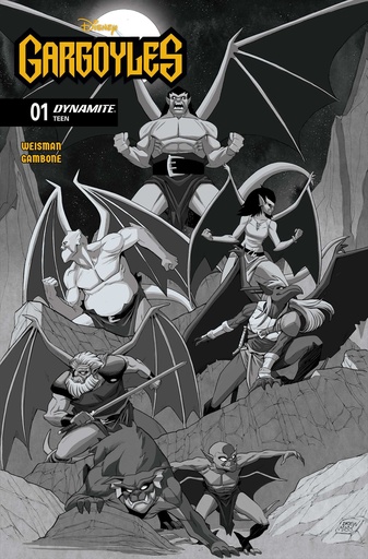 GARGOYLES 1 (2026) CVR K INC 1:15 DREW MOSS LINE ART VAR