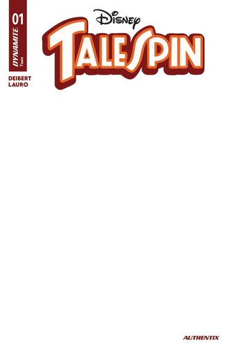 TALESPIN 1 CVR G BLANK AUTHENTIX VAR