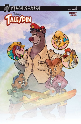 TALESPIN 1 CVR H CAT STAGGS ATLAS EDITION SIGNED BY AMANDA D