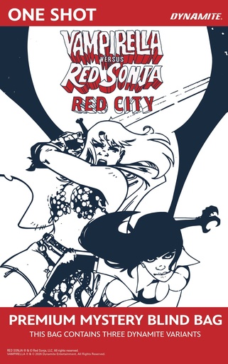 VAMPIRELLA VS RED SONJA RED CITY 1 CVR F PREMIUM MYSTERY BLI