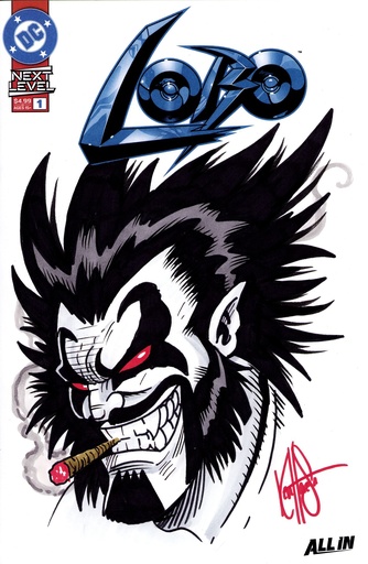 DF LOBO 1 SIGNED AND REMARKED BY KEN HAESER