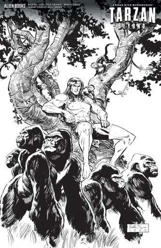 TARZAN BEYOND 2 VAR D (BROWN B&W)