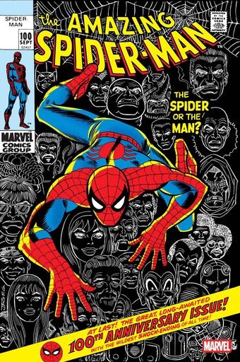AMAZING SPIDER-MAN 100 FACSIMILE EDITION POSTER