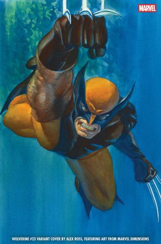 WOLVERINE 23 ALEX ROSS MARVEL DIMENSIONS VAR
