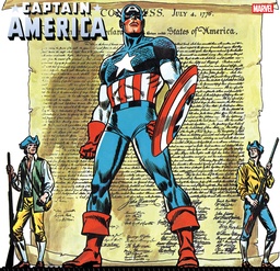 CAPTAIN AMERICA 13 JOHN ROMITA SR. BICENTENNIAL CALENDAR