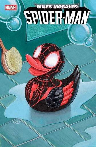 MILES MORALES SPIDER-MAN 1 CHRISSIE ZULLO MARVEL DUCK VAR