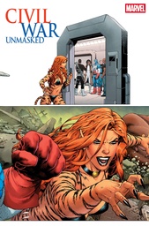 CIVIL WAR UNMASKED 4 PAULO SIQUEIRA 5-PART CONNECTING VAR
