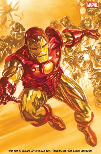 IRON MAN 7 ALEX ROSS MARVEL DIMENSIONS VAR