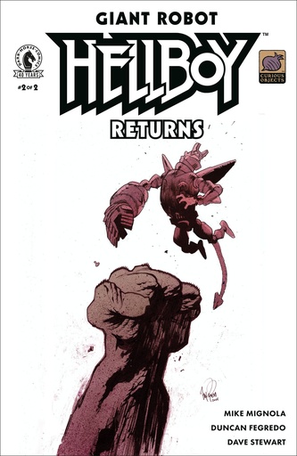 GIANT ROBOT HELLBOY RETURNS 2 (CVR B) (JAMES HARREN)
