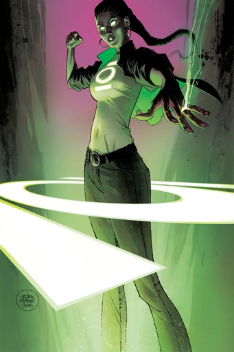 ABSOLUTE GREEN LANTERN 17 CVR B ANDREW ROBINSON CARD STOCK V