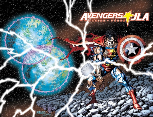 AVENGERS JLA 4 FACSIMILE EDITION CVR A GEORGE PEREZ WRAPAROU
