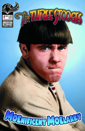 THREE STOOGES MAGNIFICENT MOELARKY 1 CVR B COLOR PHOTO VAR