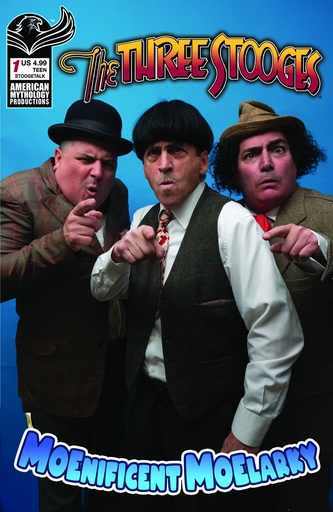 THREE STOOGES MAGNIFICENT MOELARKY 1 CVR D STOOGETALK PHOTO