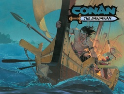 CONAN THE BARBARIAN 34 CVR G ESAN RIBIC WRAPAROUND CARDSTOCK