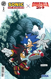 SONIC HEDGEHOG X GODZILLA 2 VAR B (CATALAN)