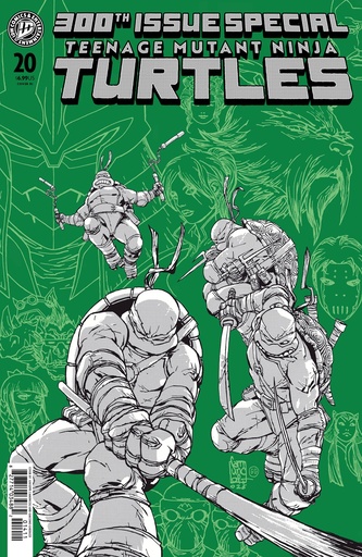 TMNT 20 300TH SPECIAL VAR RI (100) (CAMUNCOLI)