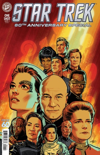 STAR TREK 60TH ANNIVSP COVER A (CHO)