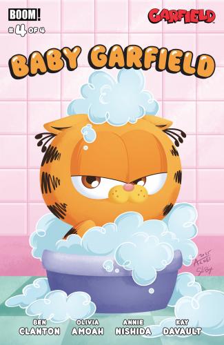 BABY GARFIELD 4 A MAIN (DRESSED GARBOWSKA)