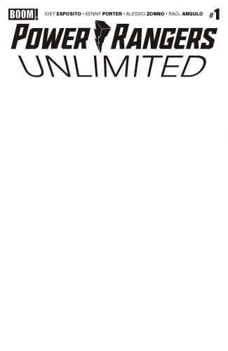 POWER RANGERS UNLIMITED 1 D BLANK SKETCH VAR