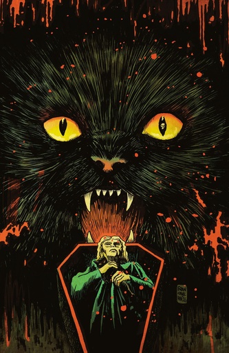 STUFF NIGHTMARES CAT COFFIN 1 D GLOW DARK VAR (FULL ART FRAN