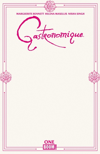 GASTRONOMIQUE 1 D BLANK SKETCH VAR