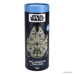 STAR WARS MILLENNIUM FALCON JIGSAW PUZZLE AND TRIVIA