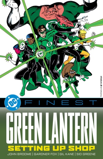 DC FINEST GREEN LANTERN SETTING UP SHOP