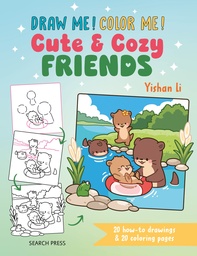 DRAW ME COLOR ME CUTE & COZY FRIENDS
