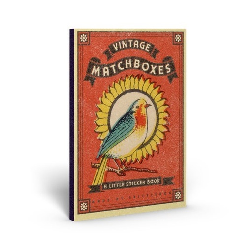 VINTAGE MATCHBOXES A LITTLE STICKER BOOK